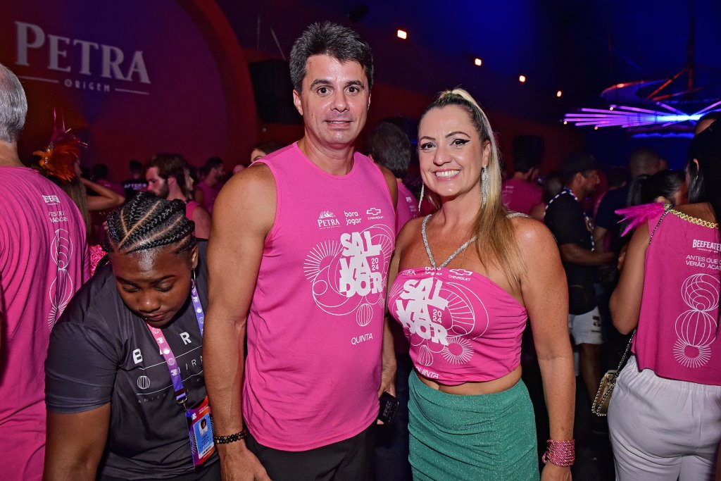 Nina e Alexandre Gonzaga no Camarote Salvador
